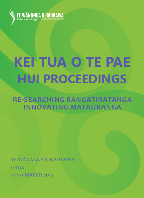 Cover of Kei Tua o Te Pae 2015